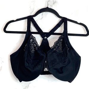 NWOT Glamorise lace under wire no padding bra. (42DD-Kkkk)
